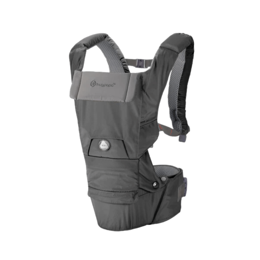 เป้อุ้ม​ HUGPAPA รุ่น DIAL-FIT PRO (3IN1 HIP SEAT CARRIER) สีเทา
